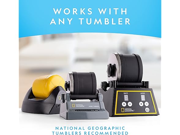 Blue Marble NATIONAL GEOGRAPHIC Rock Tumbler Refill