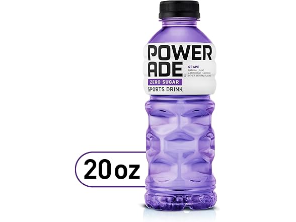 8PK POWERADE Electrolyte Enhanced Zero Sugar Grape