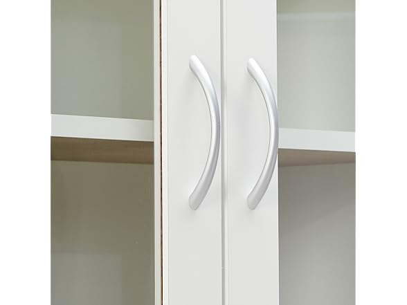 Hodedah Long Standing Kitchen Cabinet