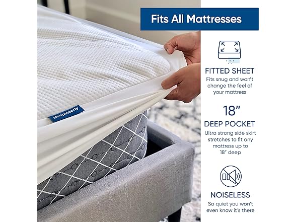 Sleepsteady Twin Size Luxury Tencel Mattress Protector