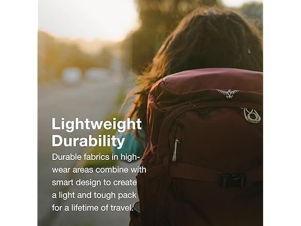 Osprey Fairview 40L Women's Travel Backpack, Black (Open Box)