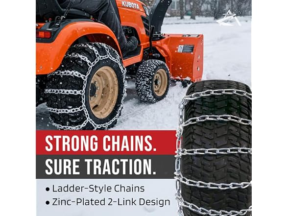 The ROP Shop | Pair 2 Link TIRE Chains Ride