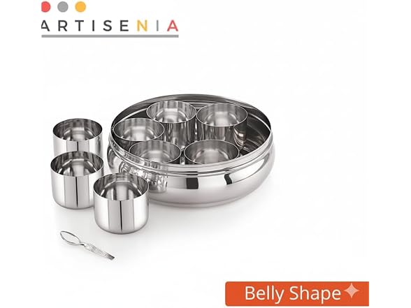 Stainless Steel Spice Masala Box Container