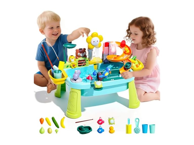 Ploomi Upgraded Toddler Sand Water Table