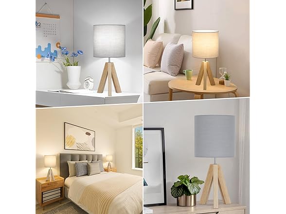 Brightever B0CLTZ64NW Small Bedside Table Lamp