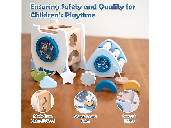 Wooden Space Toy for Baby