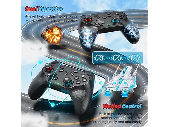Nonbliep Wireless Controller, 2 Pack