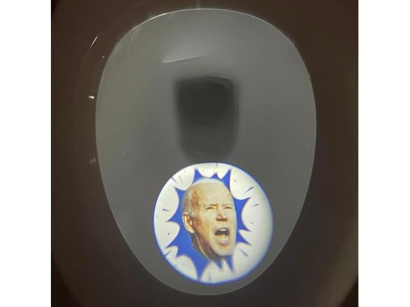 Trump Biden Toilet Light Projector