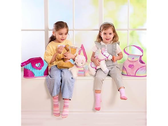 Pucci Pups – Plush Pet– Dog Carrier – Toy Unicorn