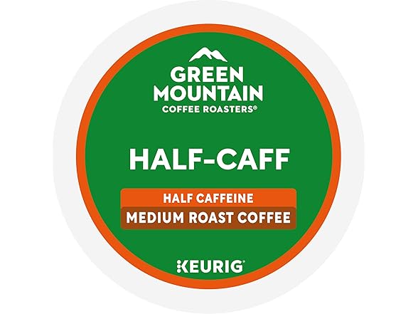 Green Mountain Coffee Roasters Half Caff Coffee, 96 Count