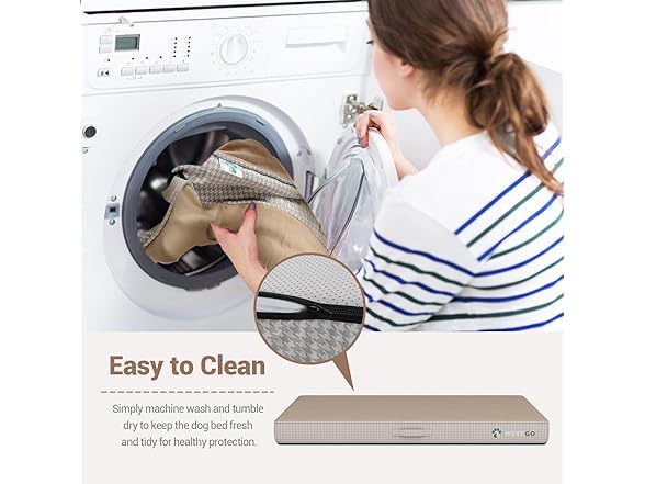 WEVEGO Medium Dog Bed, Orthopedic Dog Bed