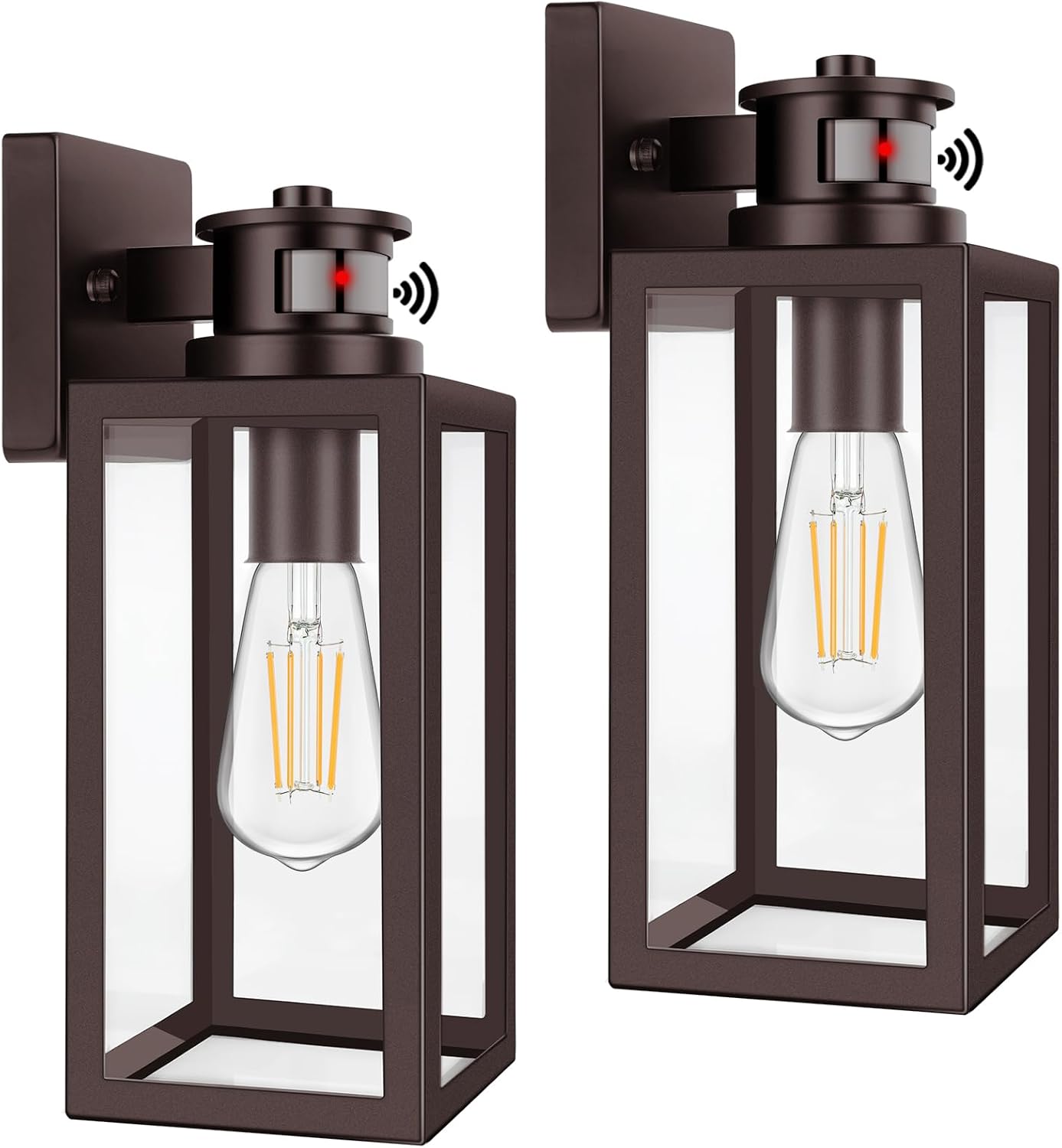 TOBUSA 2Pk 13.25" Motion Sensor Outdoor Lights - Gallery 8