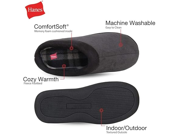 Hanes Men's Indoor/Outdoor Clog (S)
