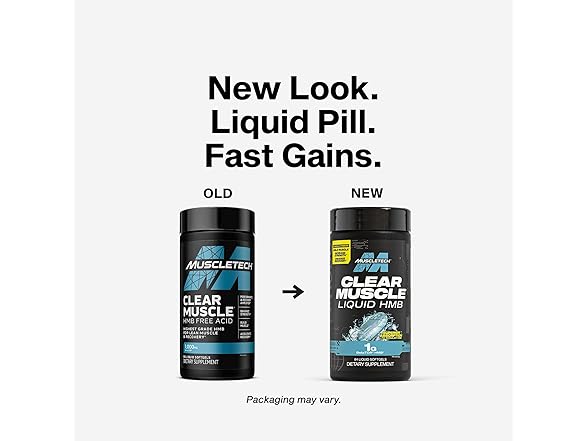 Muscletech HMB 1000mg, Clear Muscle (84 Liquid Softgels)