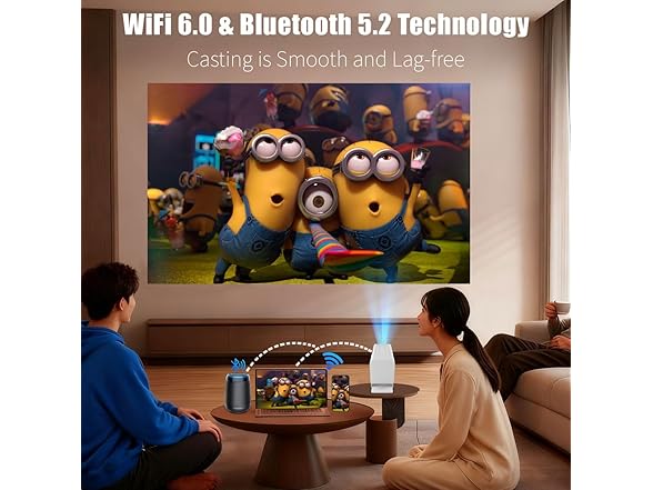 XENPONAD 4K Supported Mini Projector