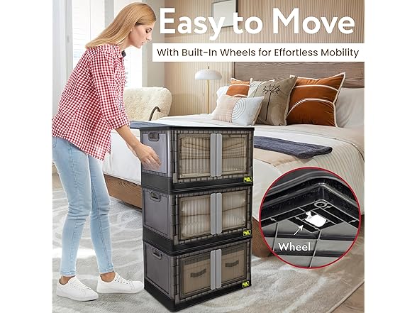 dbest Quik Box 19G Stackable Storage Bin