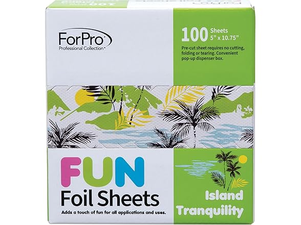ForPro FUN Island Tranquility 5" Foil Sheets