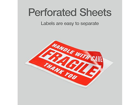 Quality Park Fragile Stickers 500/Roll