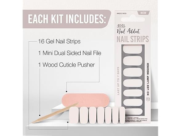 Ardell Ardell Nail Strips - Angels Kiss, Easy-t