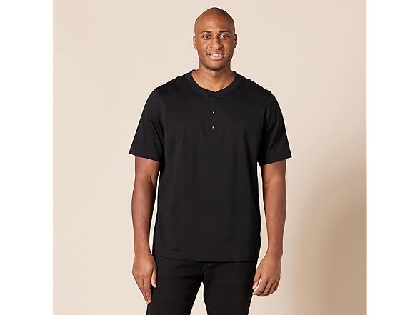 Amazon Essentials Men's Henley T-Shirt