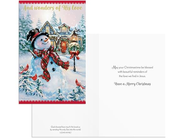 DaySpring Dona Gelsinger Christmas Cards 60pk
