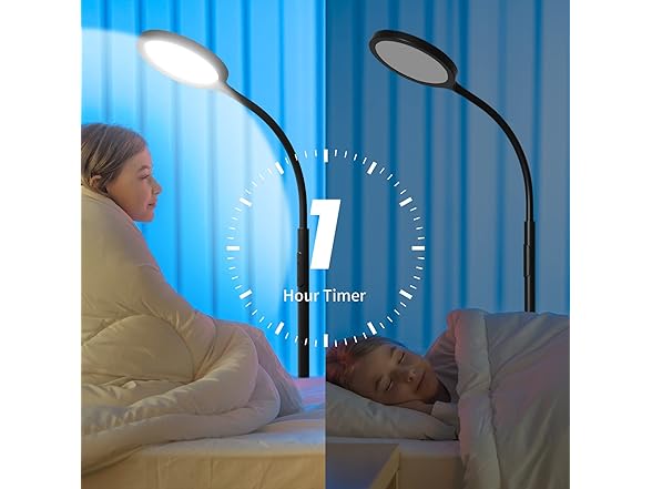 Luckystyle Dimmable LED Floor Lamp