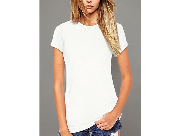 Beluring Women's White Crew Neck (M)