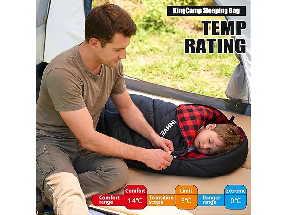 ShinHye Kids Sleeping Bag Cold Weather