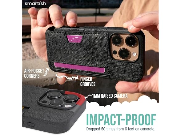 Smartish iPhone 16 Pro Wallet Case Card Holder