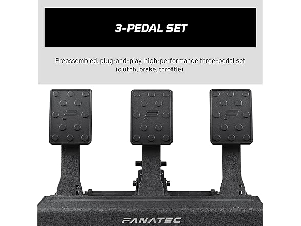 Fanatec CSL Elite Sim Racing High-Performance Pedals v2