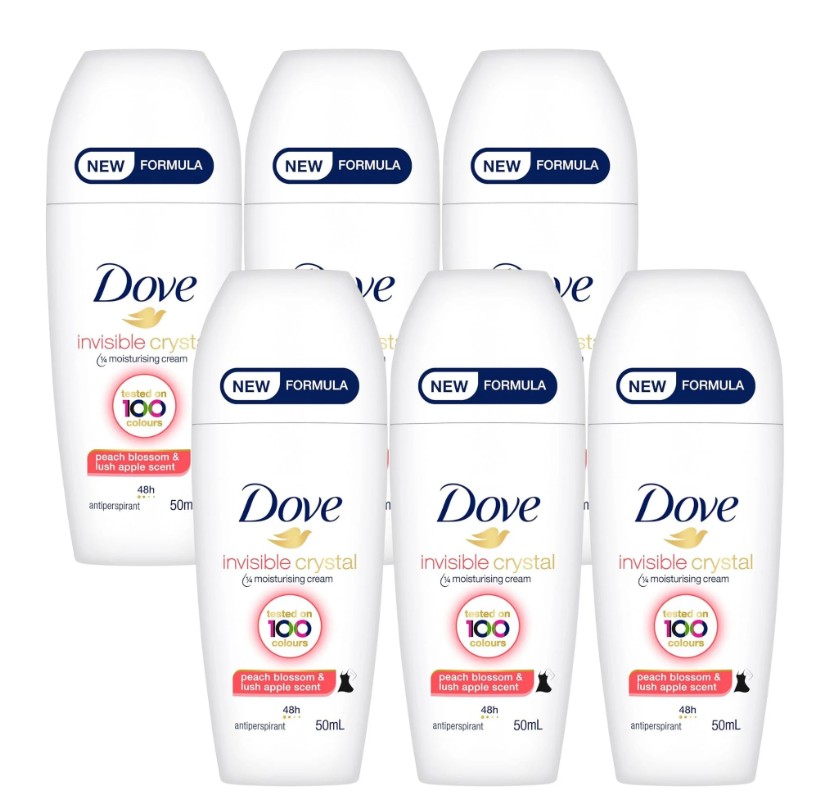 (12-Pack) Dove Invisible Crystal Antiperspirant - Gallery 2