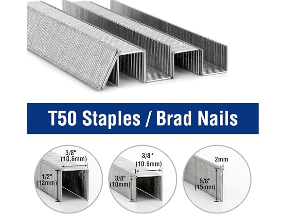 WORKPRO 7500 Staples for Staple Gun
