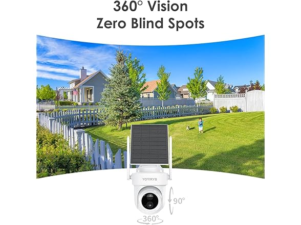 (4 Pack) Solar-Powered Security Camera System | 4K Pro