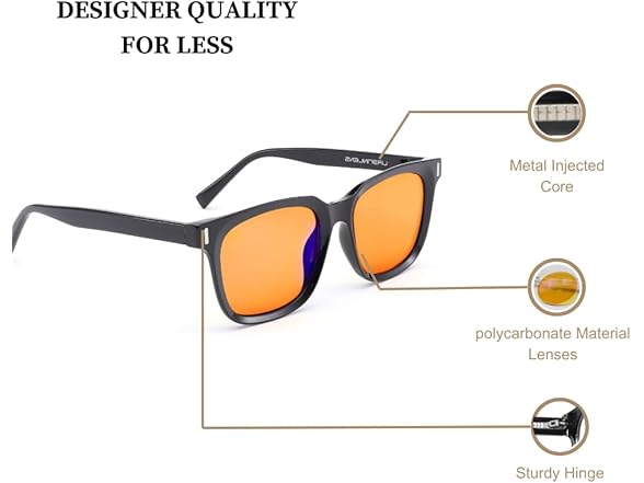 UrbanLens Sleep Glasses Amber 1.5x