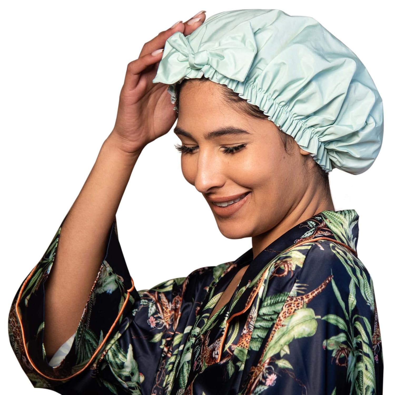 Fashion ReusableShower Cap 2 Pack - Gallery 4