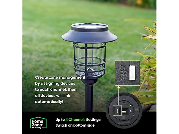 Solar LED Path Lights 4pk 300LM