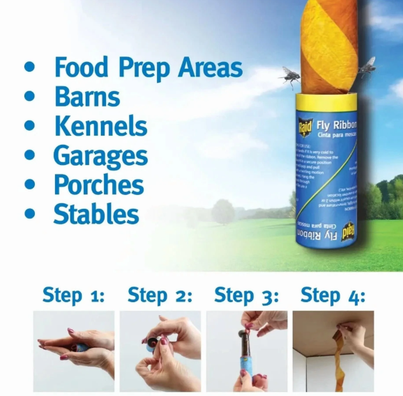 3 Pack Raid® Fly Ribbons, Paper, 10ct - Gallery 12