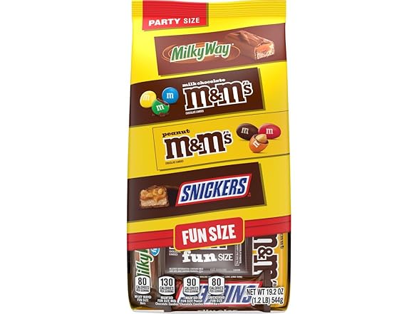 MMs Snickers Halloween Candy Variety 35c