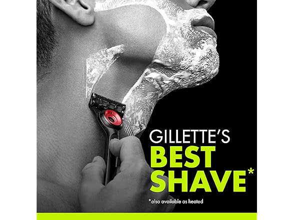 Gillette Labs Special NFL Chiefs Edition Shaving Razor for Men - 1 Handle, 4 Razor Blade Refills & Magnetic Stand, GilletteLabs with Exfoliating Bar