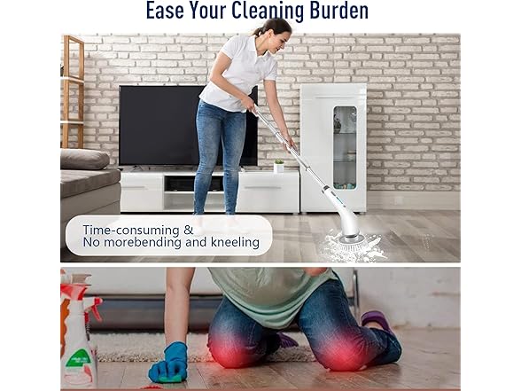 Katalic Electric Spin Scrubber,2023 New 8 in 1 