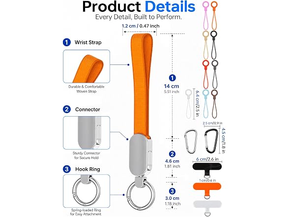 WXHGD Phone Wrist Strap 