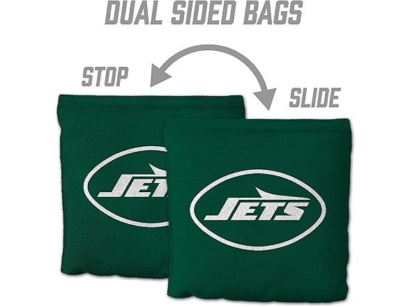 NEW YORK JETS Set of 8 Cornhole Bags