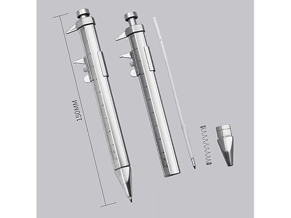 2pc Gel Pen Vernier Caliper 10cm