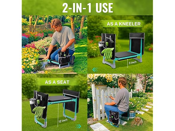 WORKPRO Garden Kneeler and Seat White