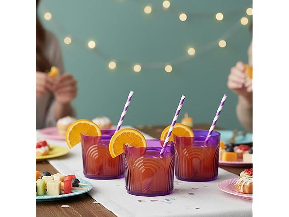 16oz Purple Reusable Cups 12ct