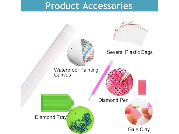 Reofrey DIY Diamond Art Kits for Adults Santa Claus