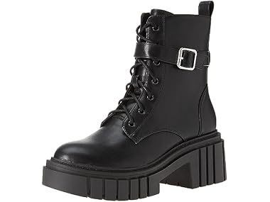 $9.99, Was $89.90, 88% Off! The Drop Women's Koi Lace Up Platform Combat Boots dealfomo