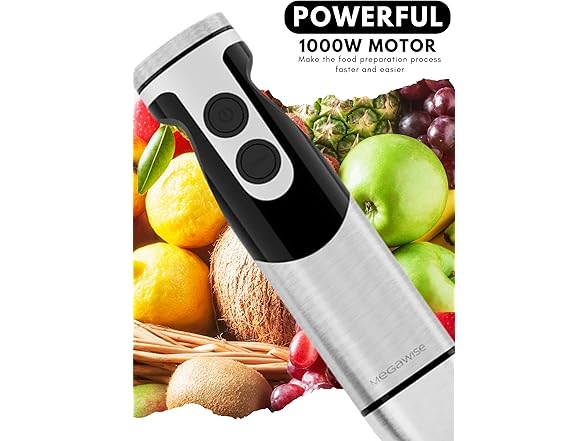 3-in-1 Hand Blender 12-Speed
