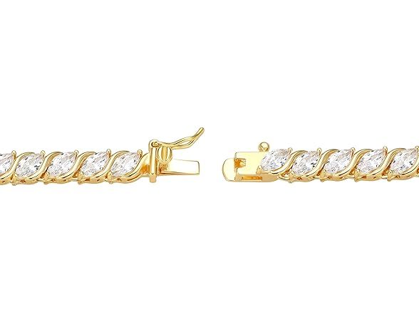 Amazon Essentials Cubic Zirconia Wave Necklace