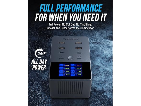 SABRENT VOLTIK 8-Port Charging Station